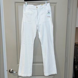 Michael Kors White Flare Jeans